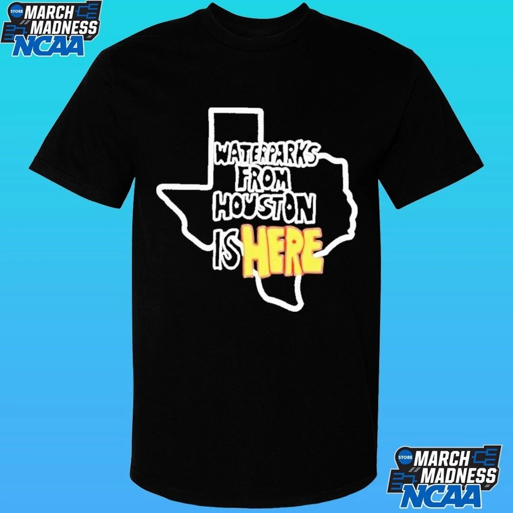 Water Parks From Houston Is Here Map Shirt