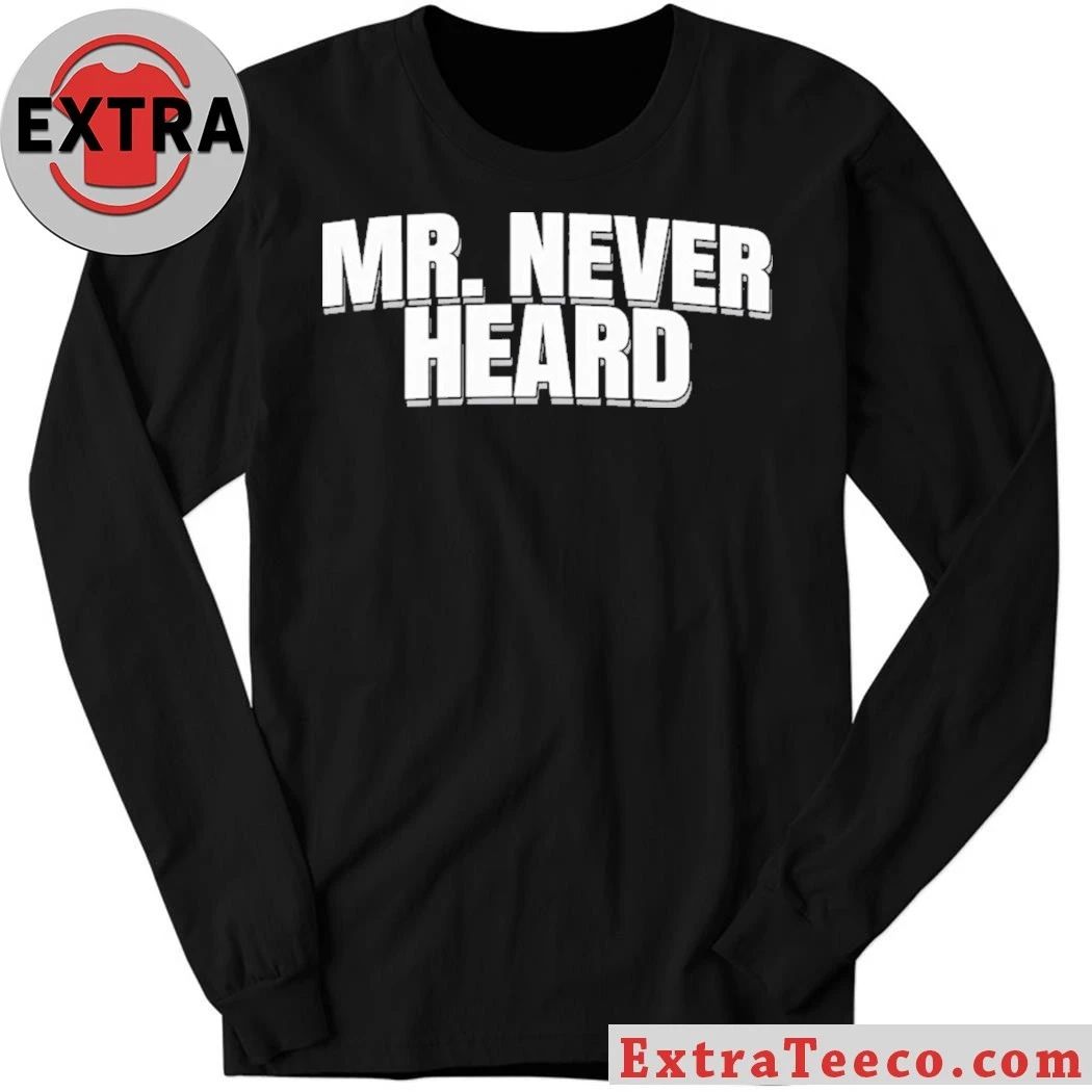 Raymond Aguilar wears Mr. Never Heard Shirt