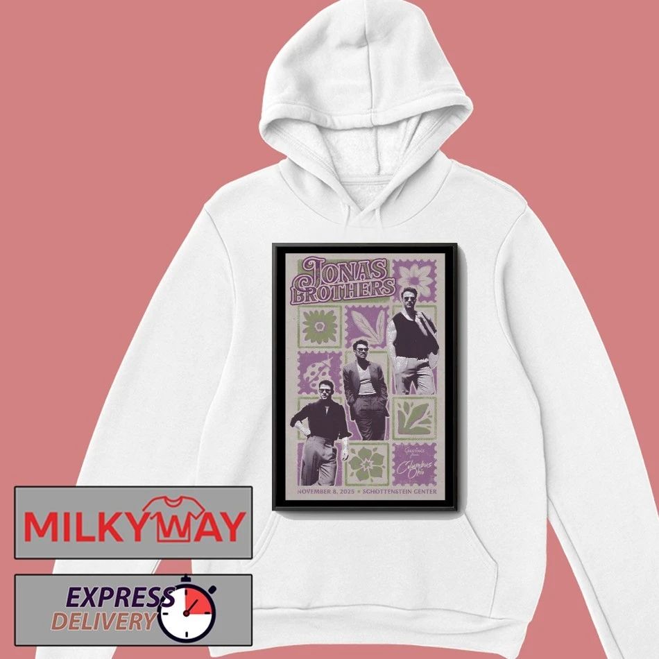 Jonas Brothers Nov 08 2025 Value City Arena, Columbus, OH Poster shirt
