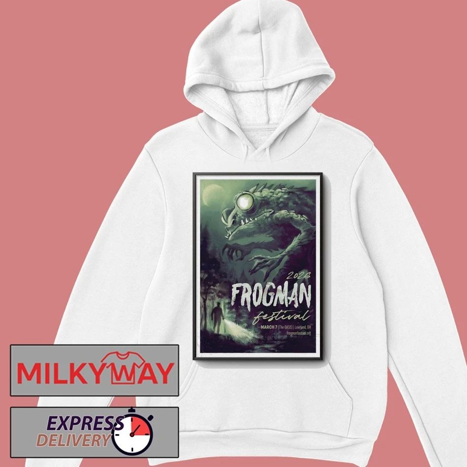 Frogman Festival Oasis Conference Center In Loveland OH Mar 7 2026 Poster shirt