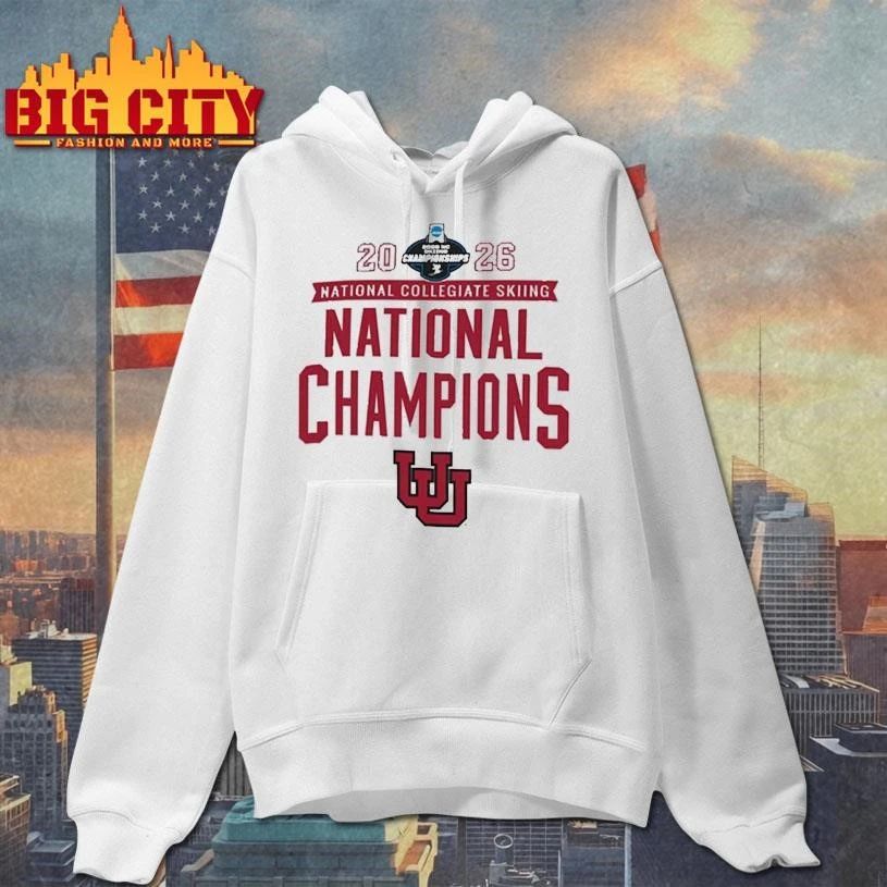 Utah Utes 2026 NCAA Skiing National Champions College Shirt