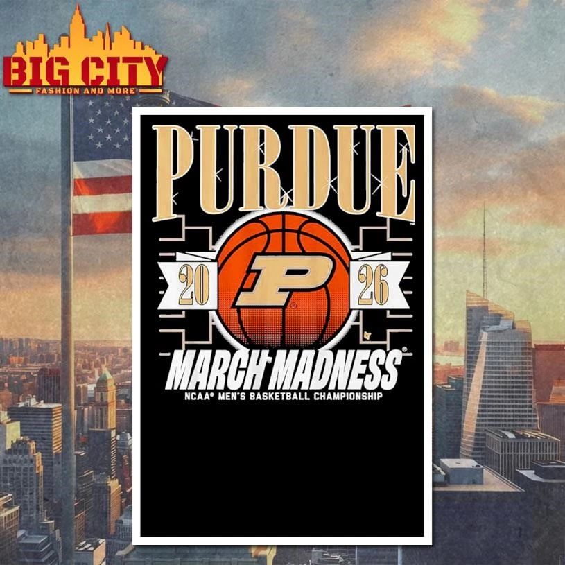 Purdue Boilermakers MBB 2026 March Madness Shirt