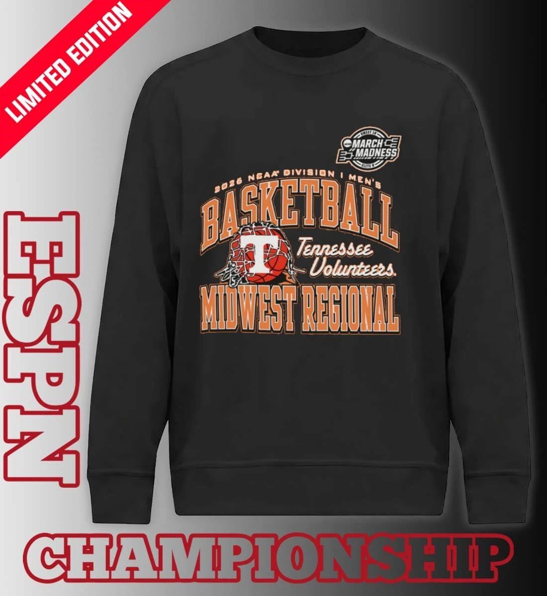 Tennessee Volunteers 2026 NCAA DI Men’s Basketball Sweet 16 – Midwest Regional T-Shirt