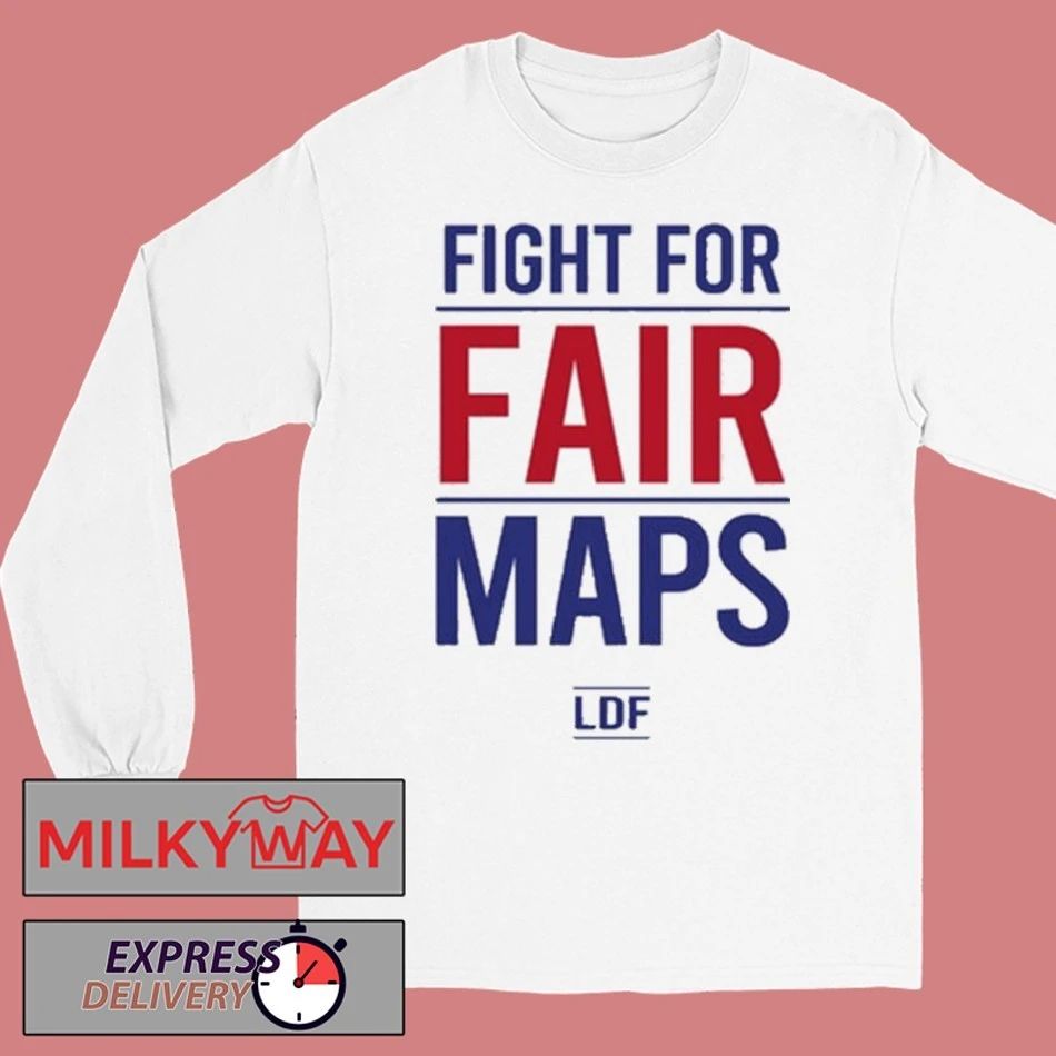 Samuel Jackson Wearing Fight For Fair Maps Shirt