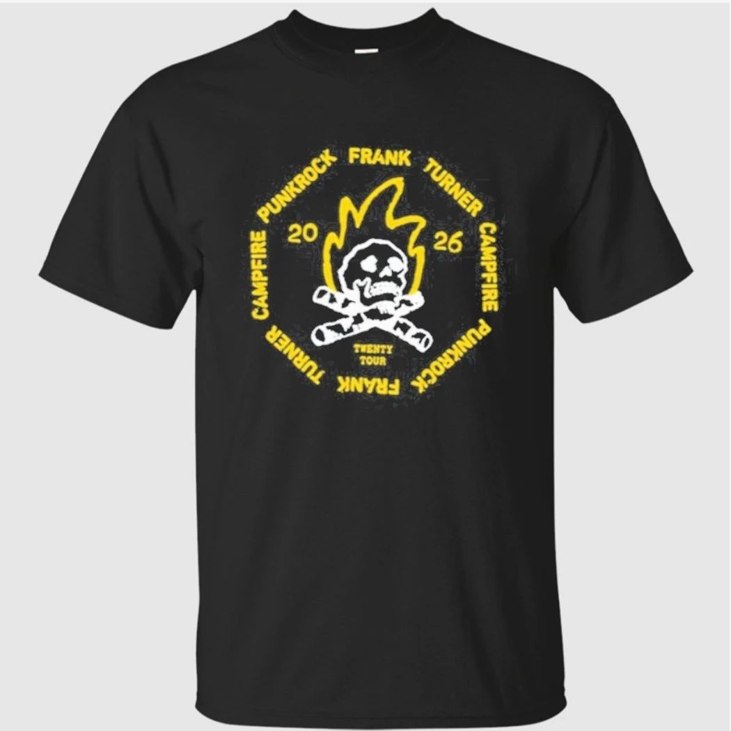 Frank Turner Campfire Punkrock April 2026 Twenty Tour Shirt