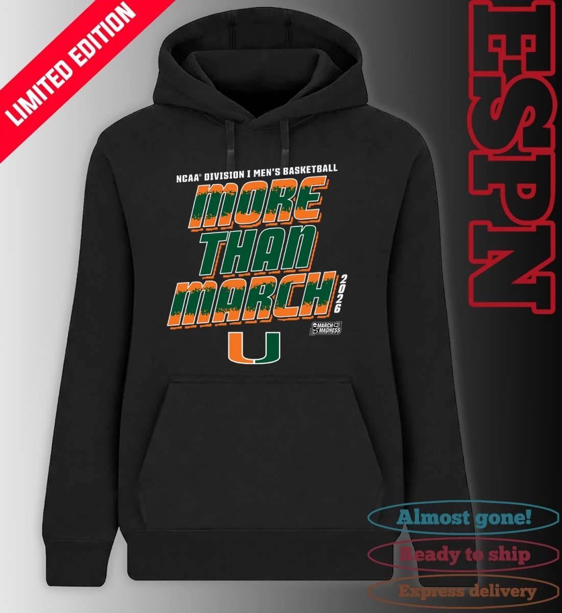 Miami Men’s Basketball More Than March 2026 Shirt