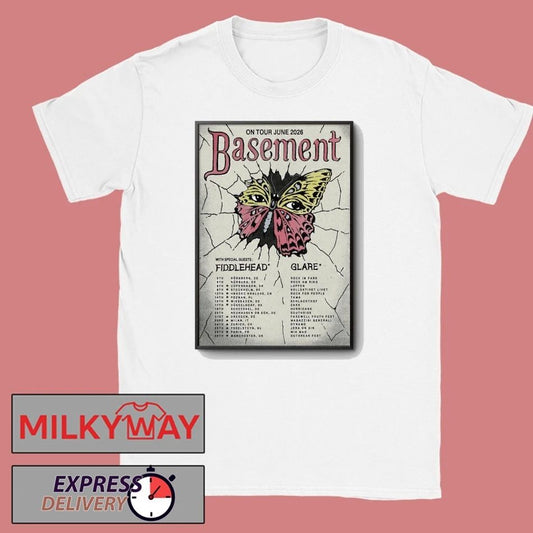 Basement Band On Tour 2026 Poster shirt