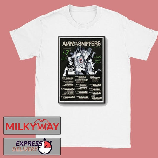 Amyl And The Sniffers USA And Canada 2026 Tour Poster shirt