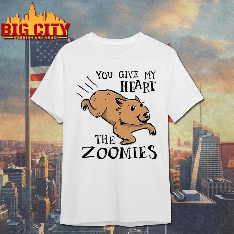 You Give My Heart The Zoomies Capybara Shirt