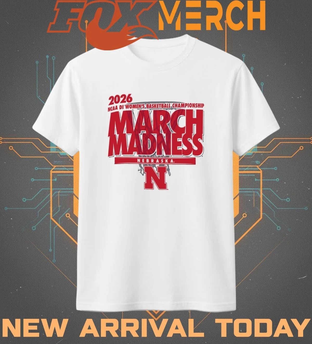 Nebraska Cornhuskers 2026 NCAA DI Women’s Basketball Championship March Madness shirt