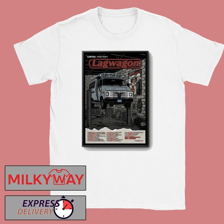 Lagwagon 2026 Euro Tour Poster shirt