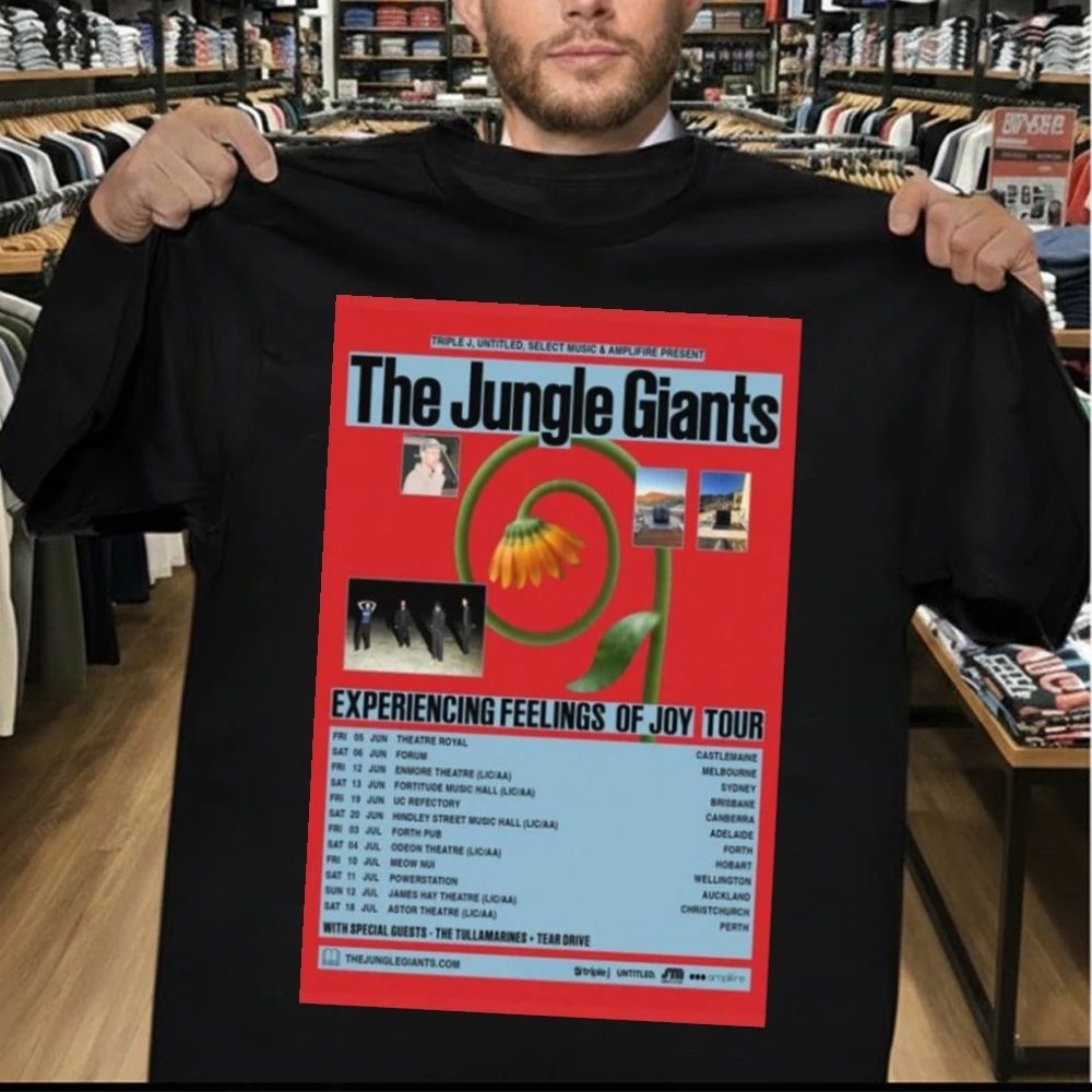 The Jungle Giants Fall Tour 2026 Poster Shirt