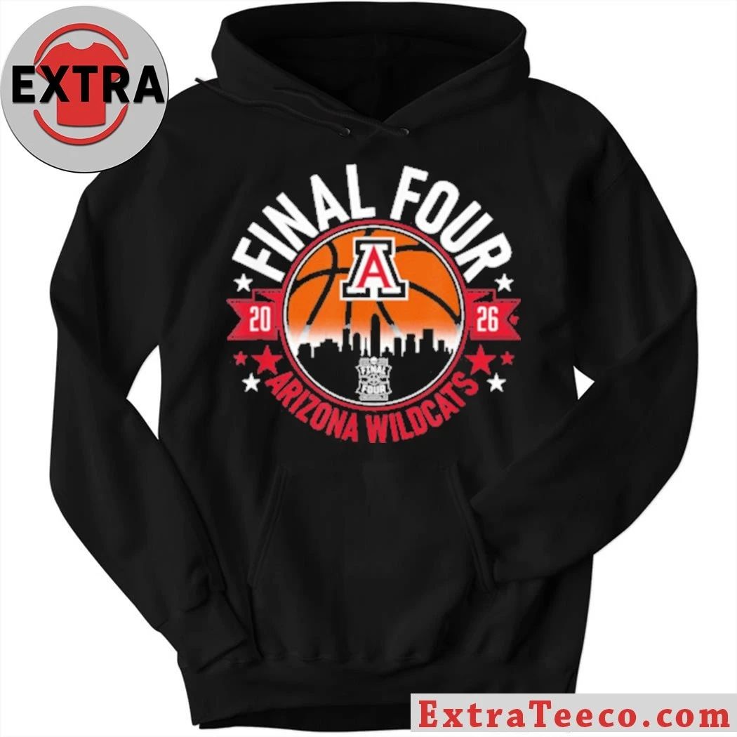 Arizona Wildcats MBB – 2026 Final Four City And Logo T-Shirt – Top-Rated Gift for College Basketball Lovers