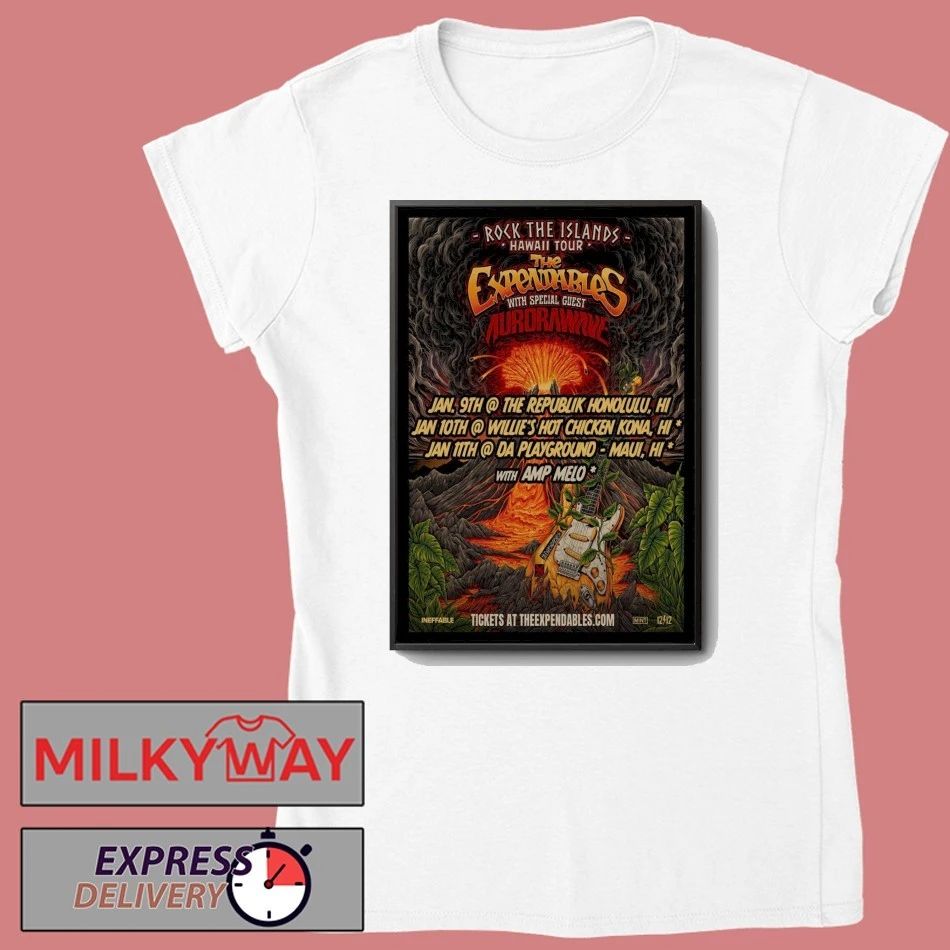 The Expendables January 9 11 2026 Hawaii Poster shirt
