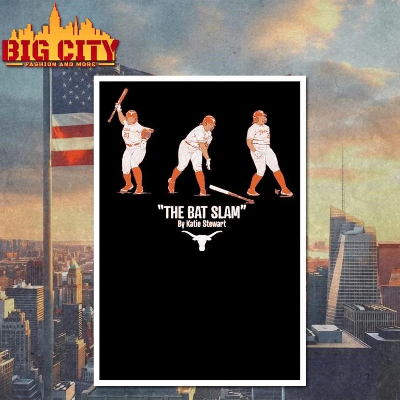 Texas Softball The Katie Stewart Bat Slam Graphic Shirt