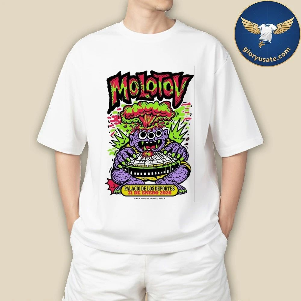 Molotov Palacio De Los Deportes January 31 2026 Concert Poster Shirt