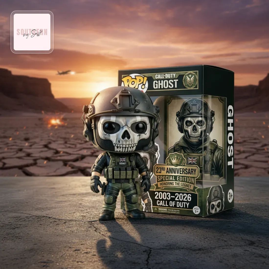 Call of Duty Ghost 23rd Anniversary Special Edition Pop Figure Doll