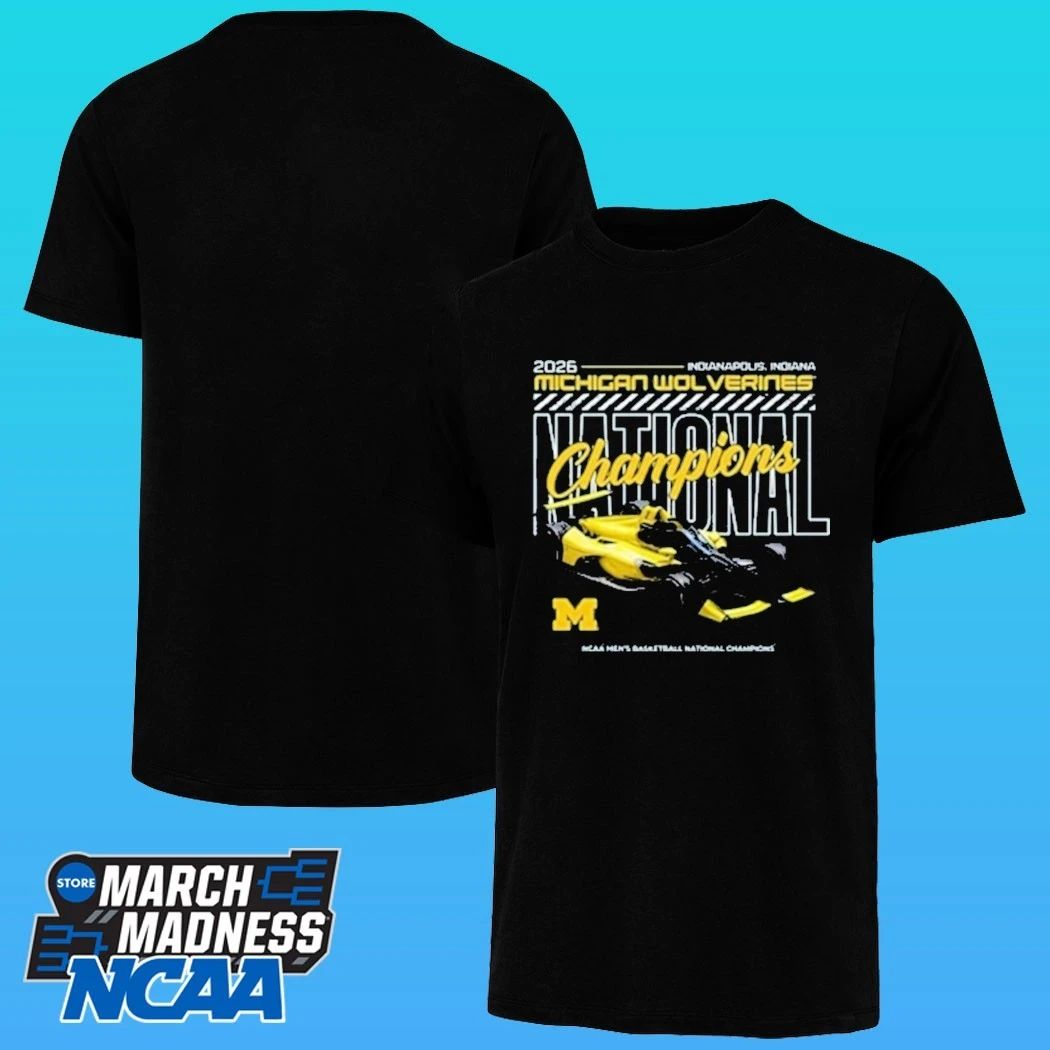 Michigan Wolverines Mbb National Champs 2026 Indy Shirt