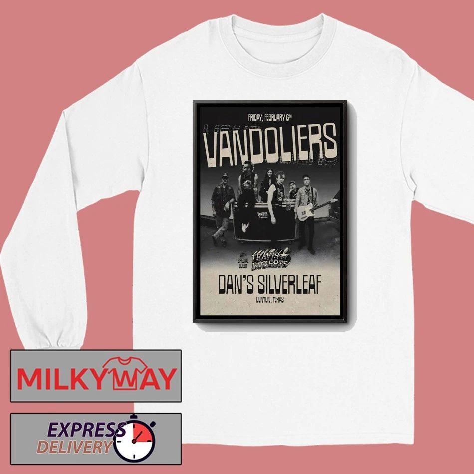 Vandoliers Tour Denton TX On Feb 6 2026 Poster shirt