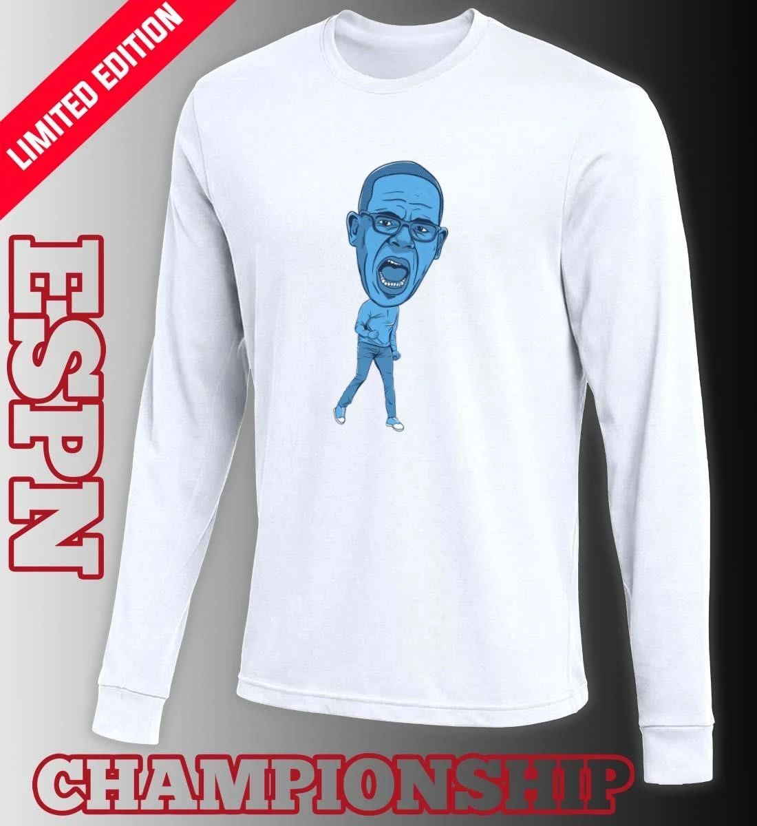 UNC Tar Heels Marching With Coach Hubert Davis T-Shirt