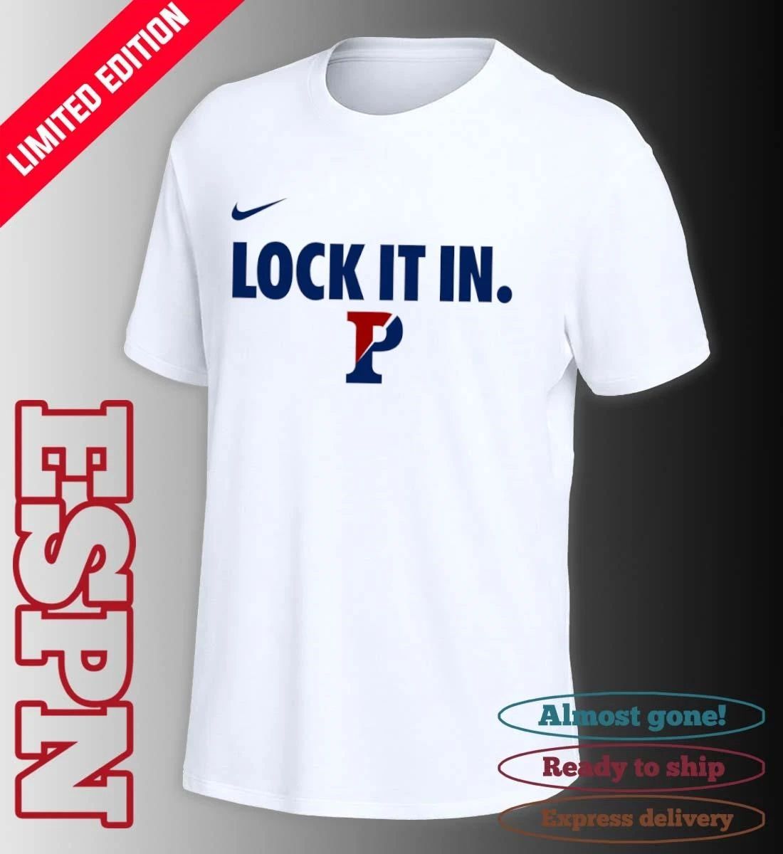 Penn Quakers Basketball NCAA Lock It In T-Shirt