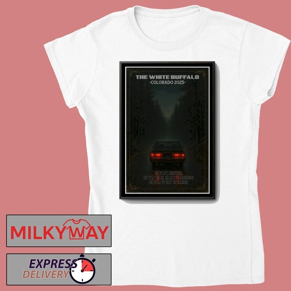 The White Buffalo Colorado Tour Nov 2025 Poster shirt