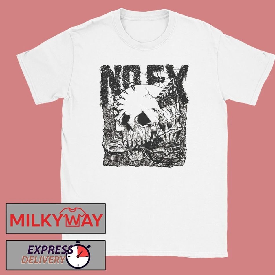 NOFX 40 Years Of Funkin’ Up Film Merch OG Film Skull Two Sided T-Shirt