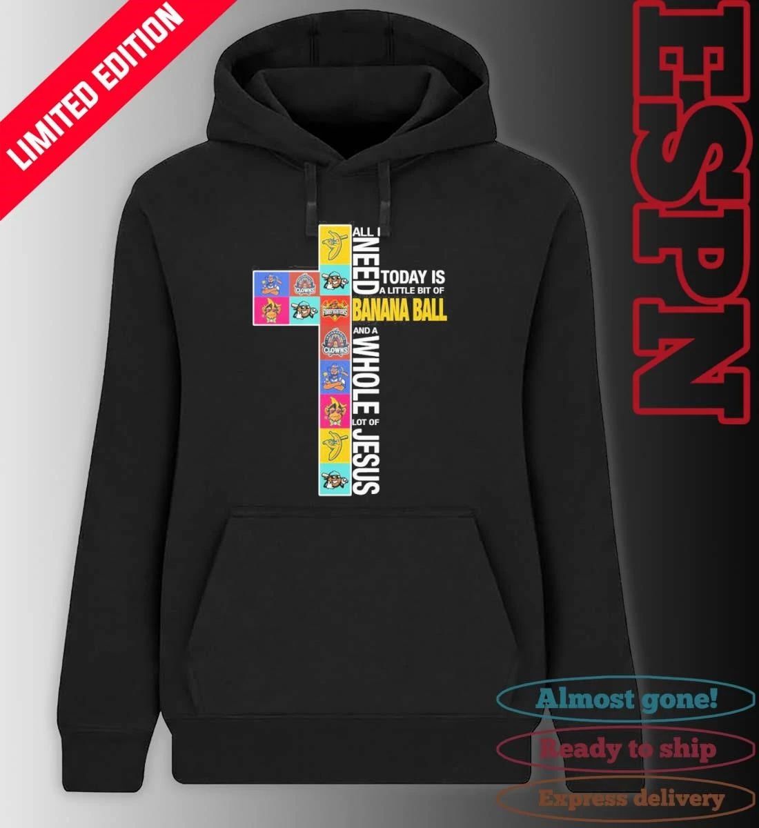 Banana Ball All I Need Today Cross Shirt