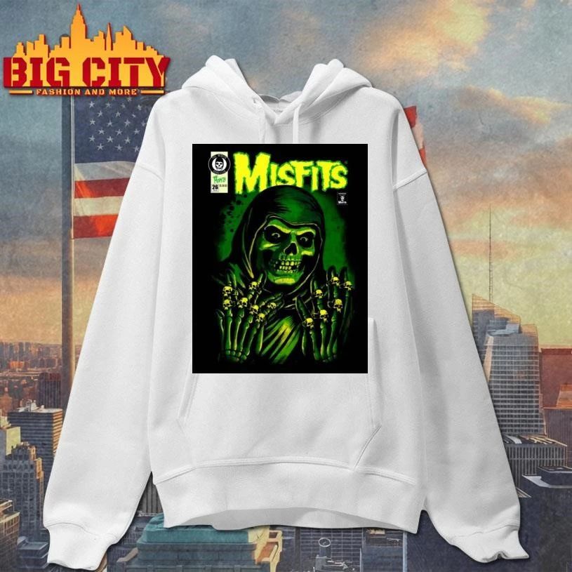 Misfits X Yesterdays WonderCon Anaheim 2026 Exclusives Emerald Hell Art Poster Shirt
