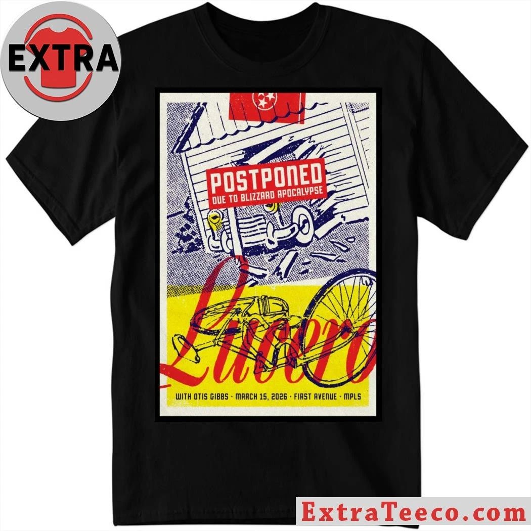 Lucero Mar 15 2026 First Avenue in Minneapolis MN Poster Shirt