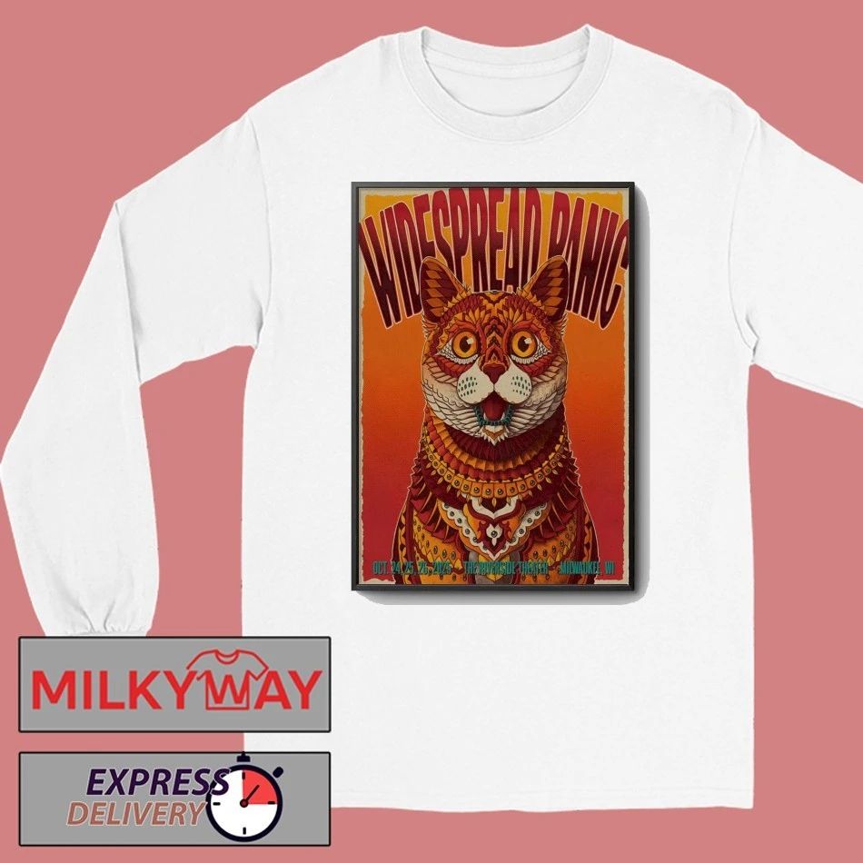 Widespread Panic Oct 24-26 2025 Riverside Theater in Milwaukee WI Poster shirt