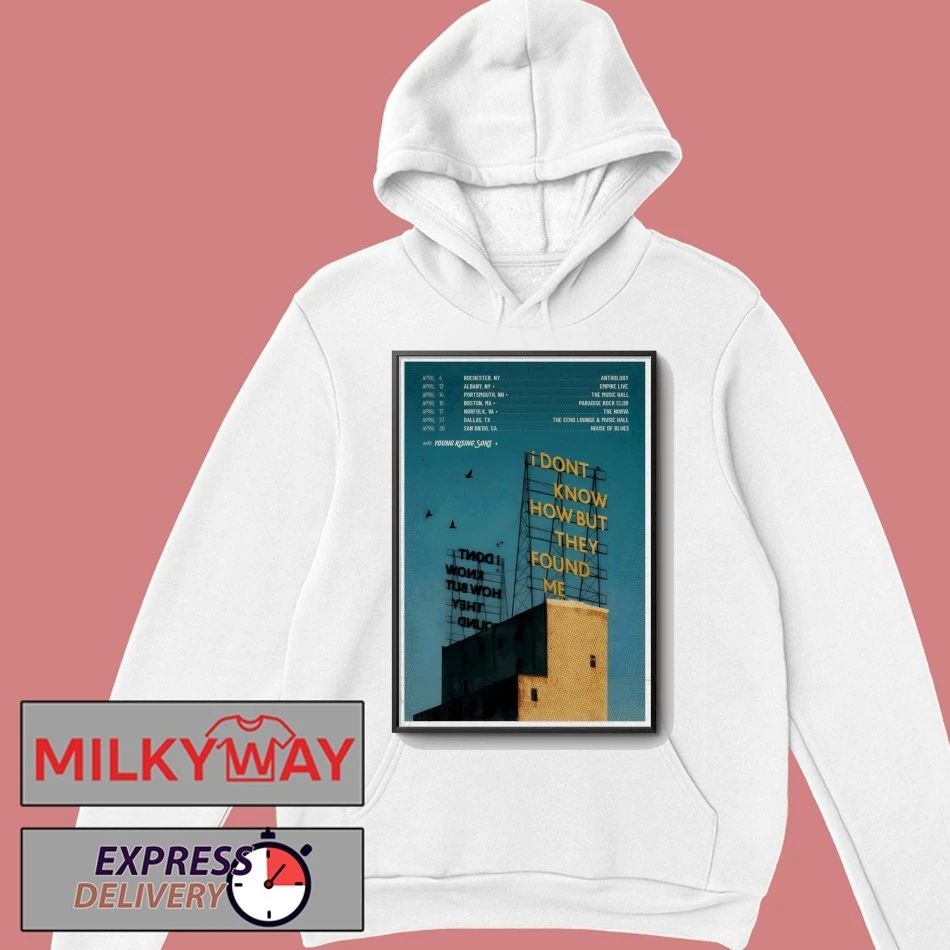Poster iDKHOW BUT THEY FOUND ME Tour April 2026 shirt