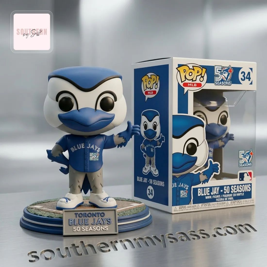 Toronto Blue Jays 50 Seasons Commemorative Pop Figure Doll