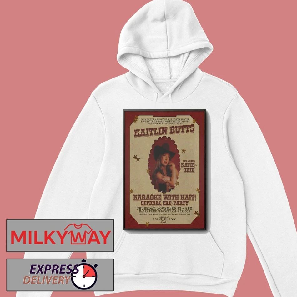 Kaitlin Butts In Fort Worth TX On Nov 13 2025 Poster shirt