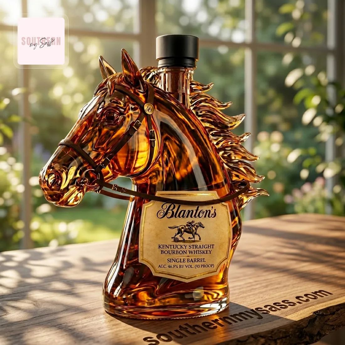 Blanton’s Horse Head Luxury Whiskey Bottle