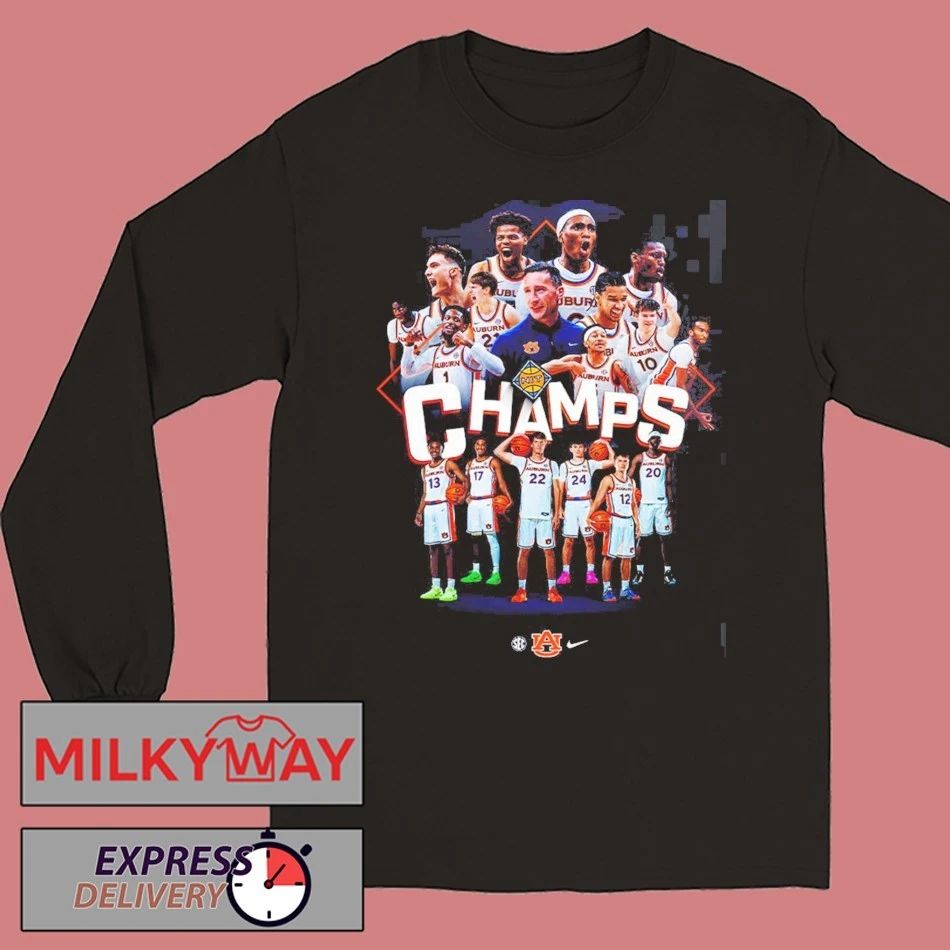 Auburn Tigers Men’s Basketball 2026 NIT Champions Team Members T-Shirt