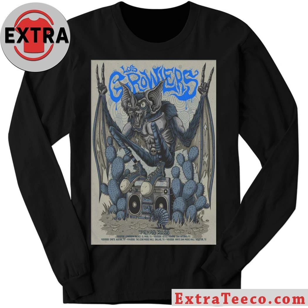 Los Growlers Texas 2026 Tour Poster Shirt