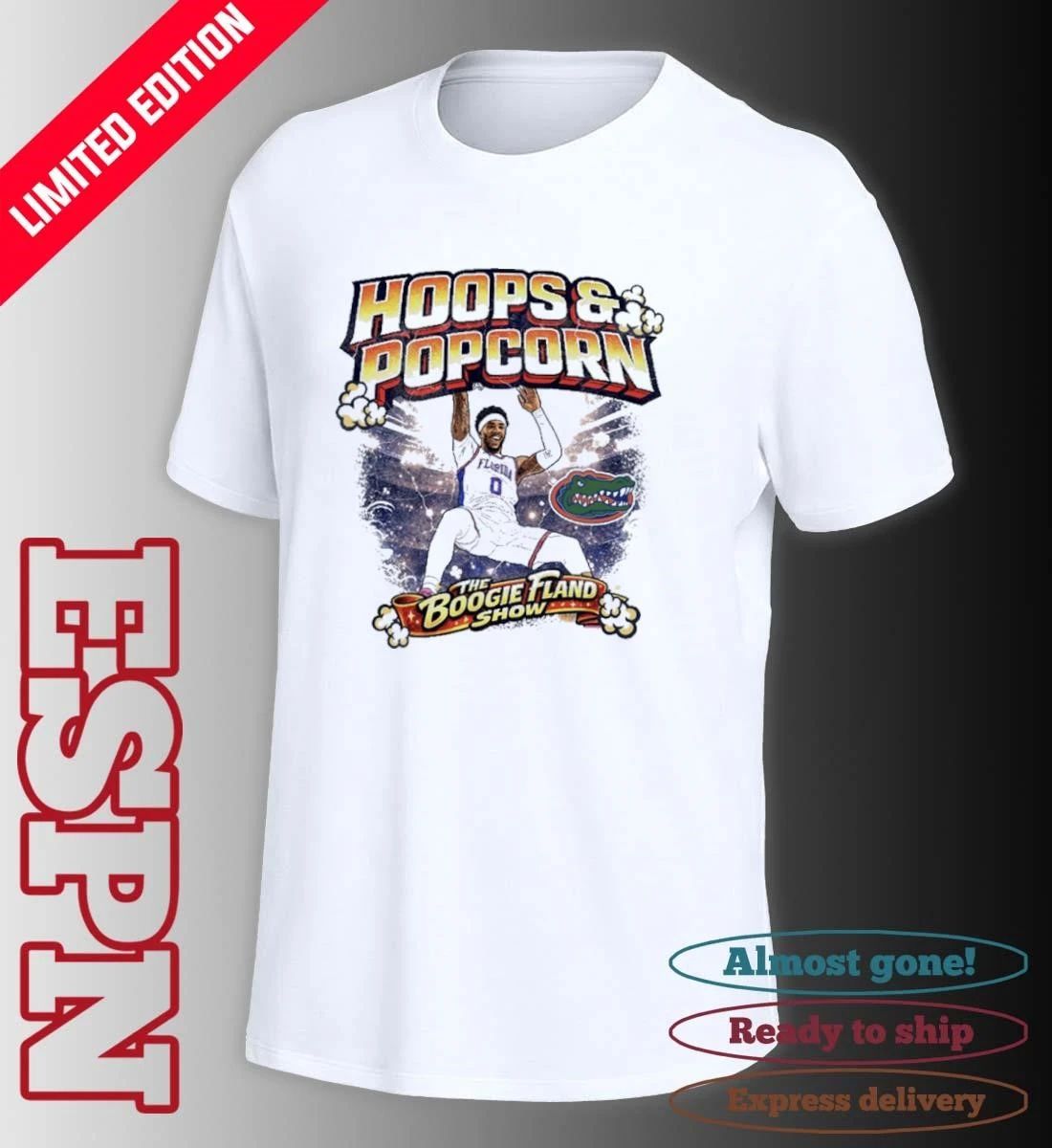 Florida Gators Men’s Basketball Hoops and Popcorn Shirt