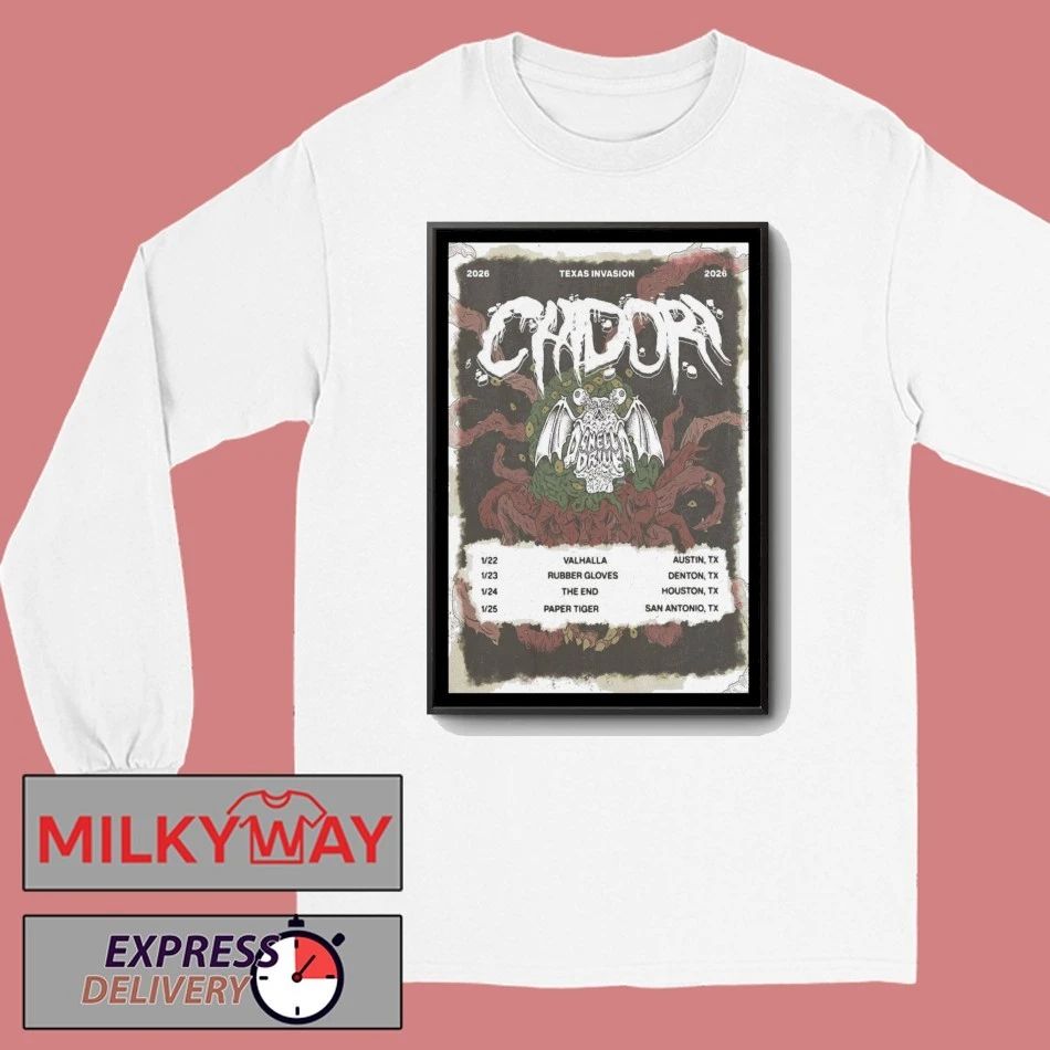 Chidori Texas Invasion Tour 2026 Poster shirt