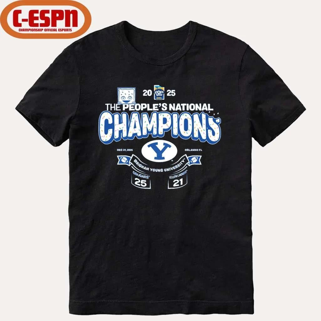 BYU 2025 Pop-tarts Bowl The People’s National Champions Shirt