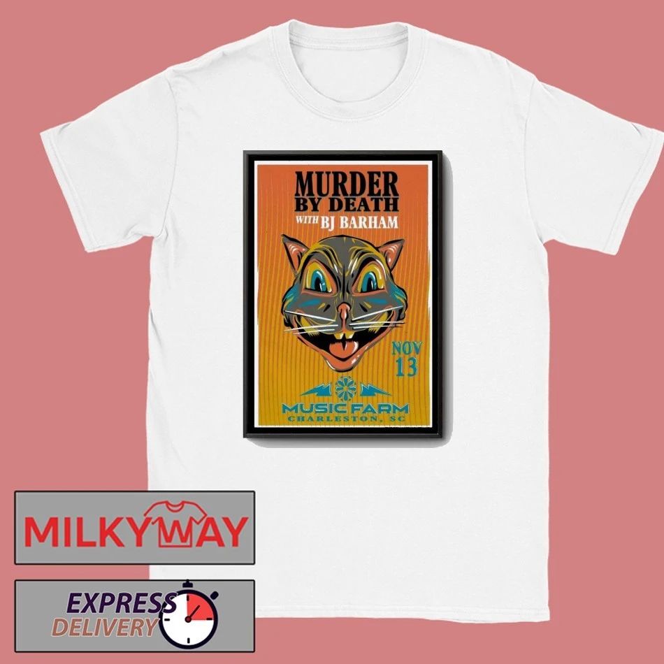 Murder By Death Nov 13 2025 Music Farm Charleston South Carolina Poster shirt