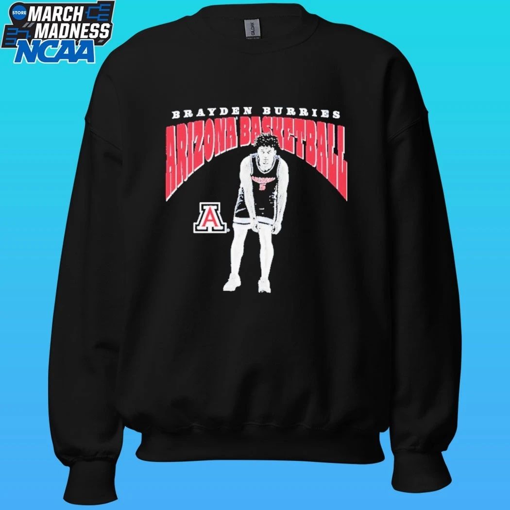 Brayden Burries Arizona Wildcats Men’s Basketball Shirt