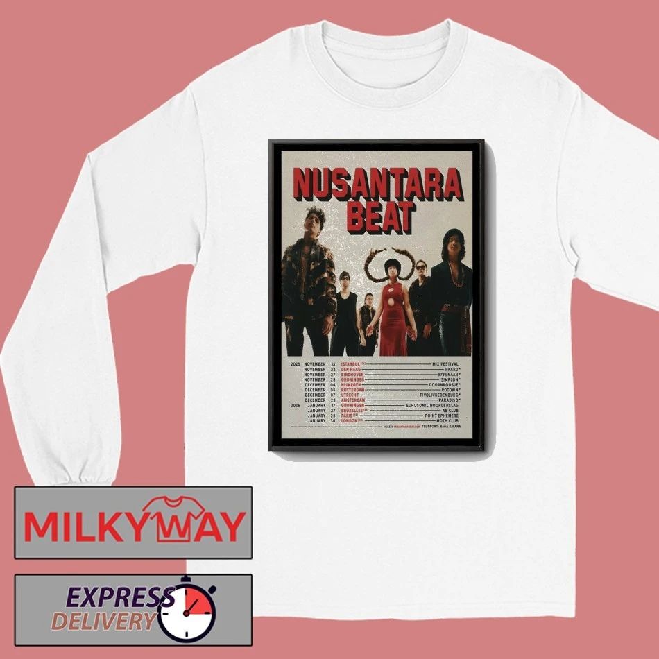 Nusantara Beat November 2025 and January 2026 Poster shirt