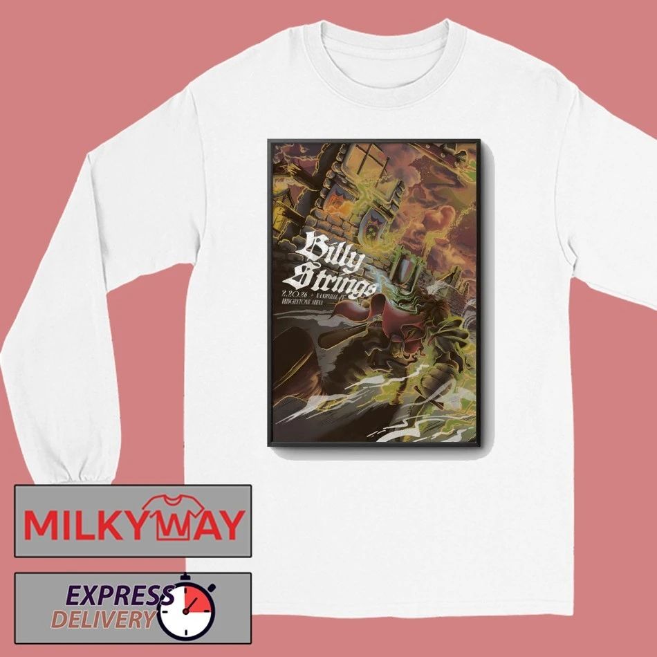 Billy Strings Feb 20 2026 Nashville TN Poster shirt