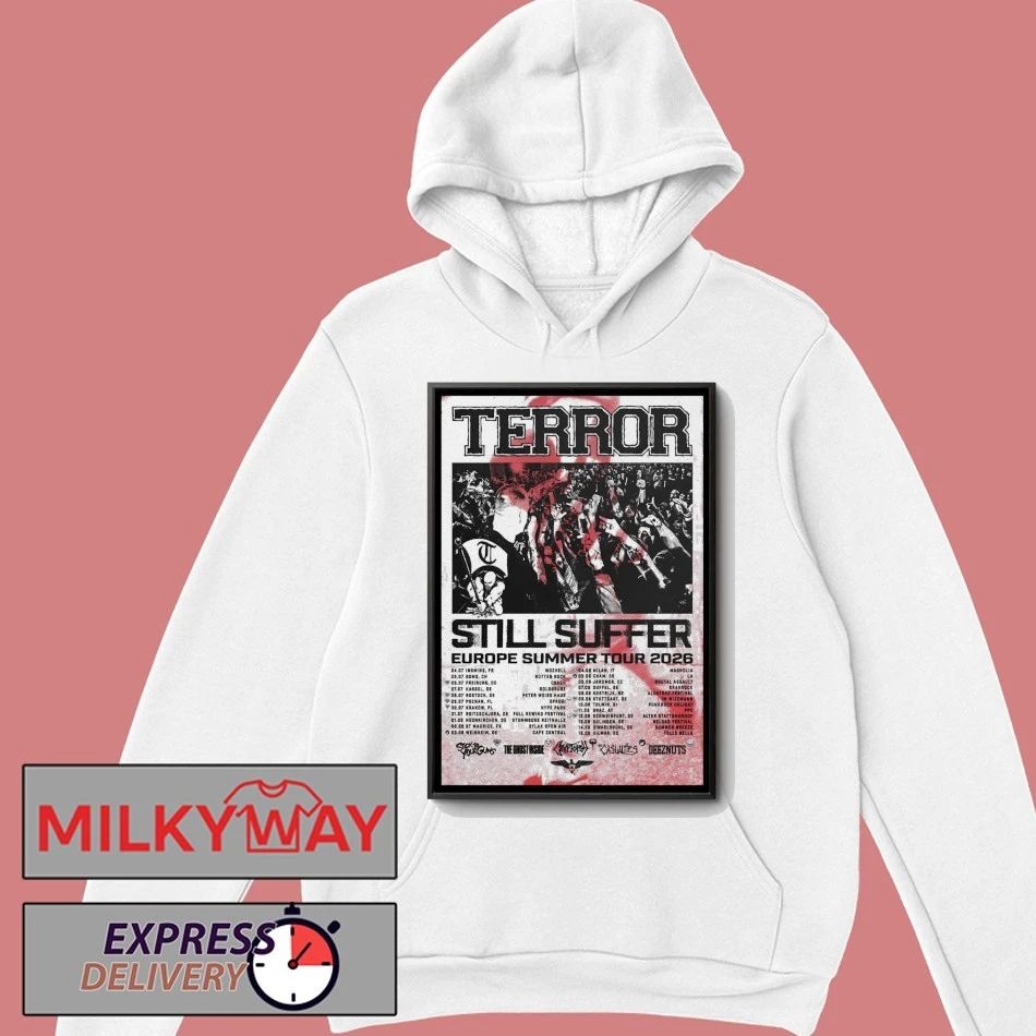 TERROR EU Summer Tour 2026 Poster shirt