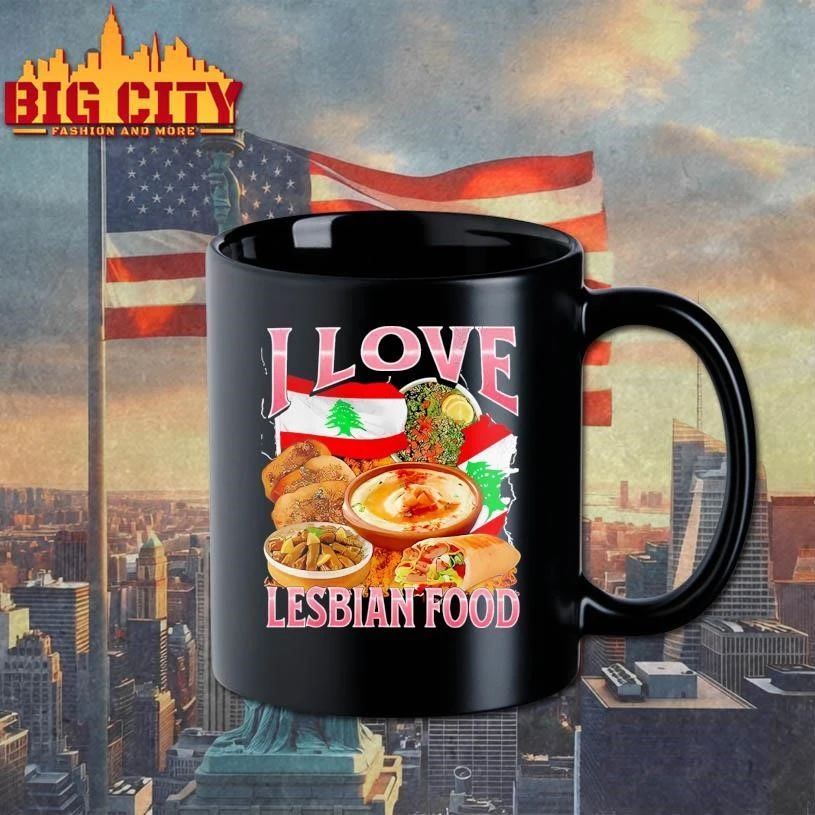 I Love Lesbian Food Graphic Shirt