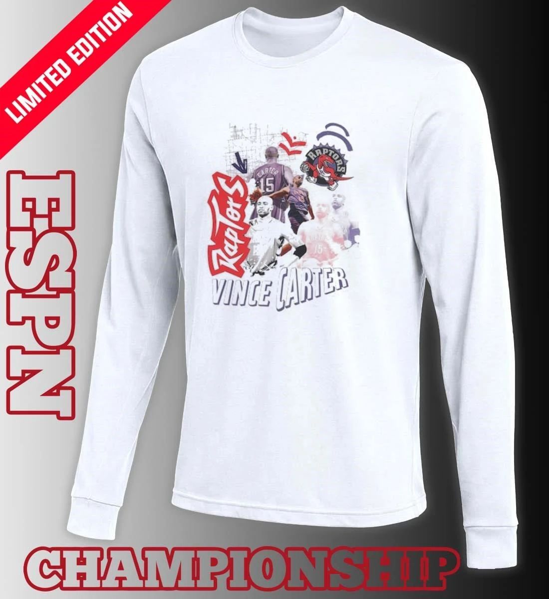 Toronto Raptors Vince Carter Classic Sport Player 2026 T-Shirt