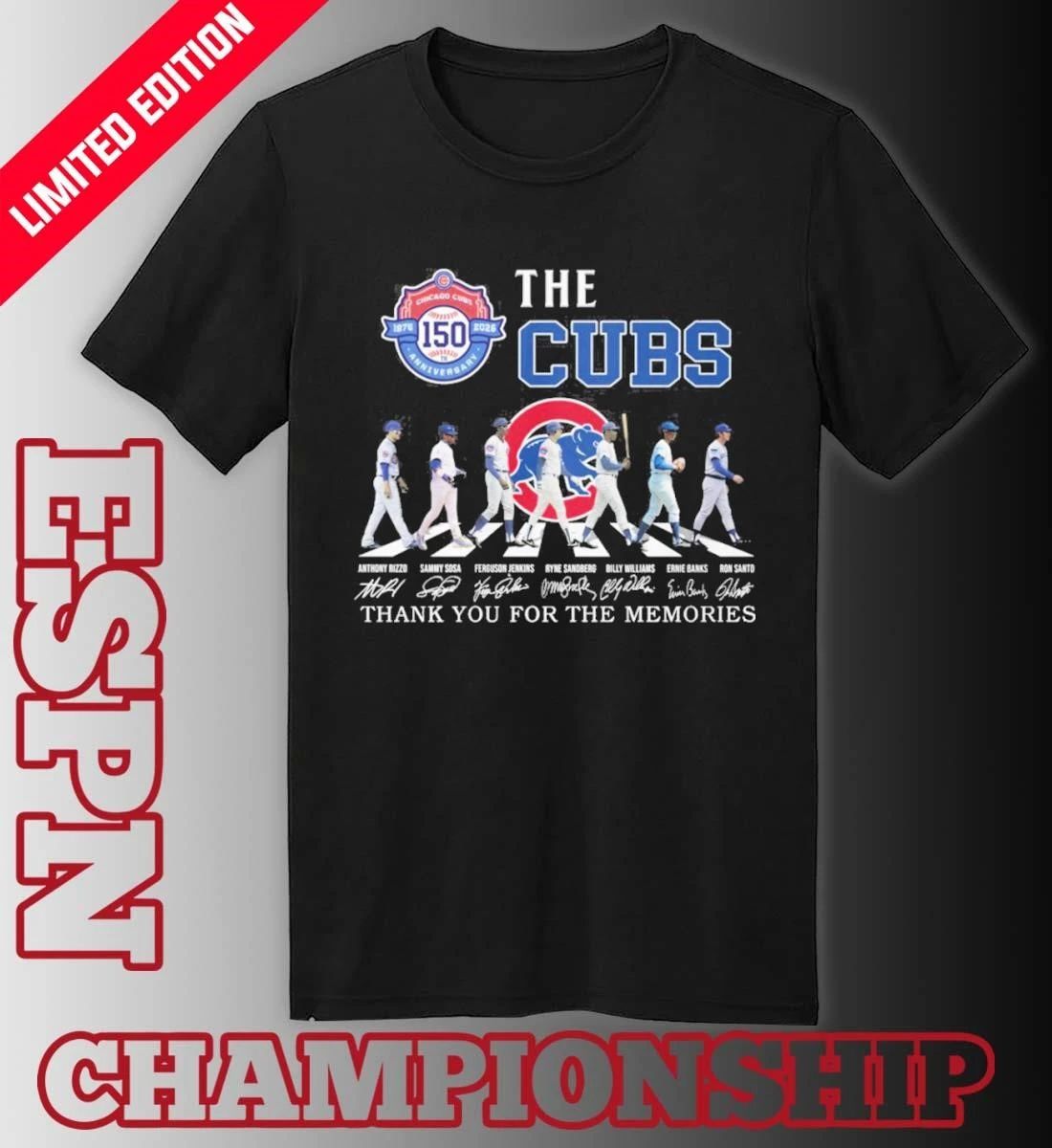 Chicago Cubs Abbey Road 150th Anniversary 1876-2026 Shirt