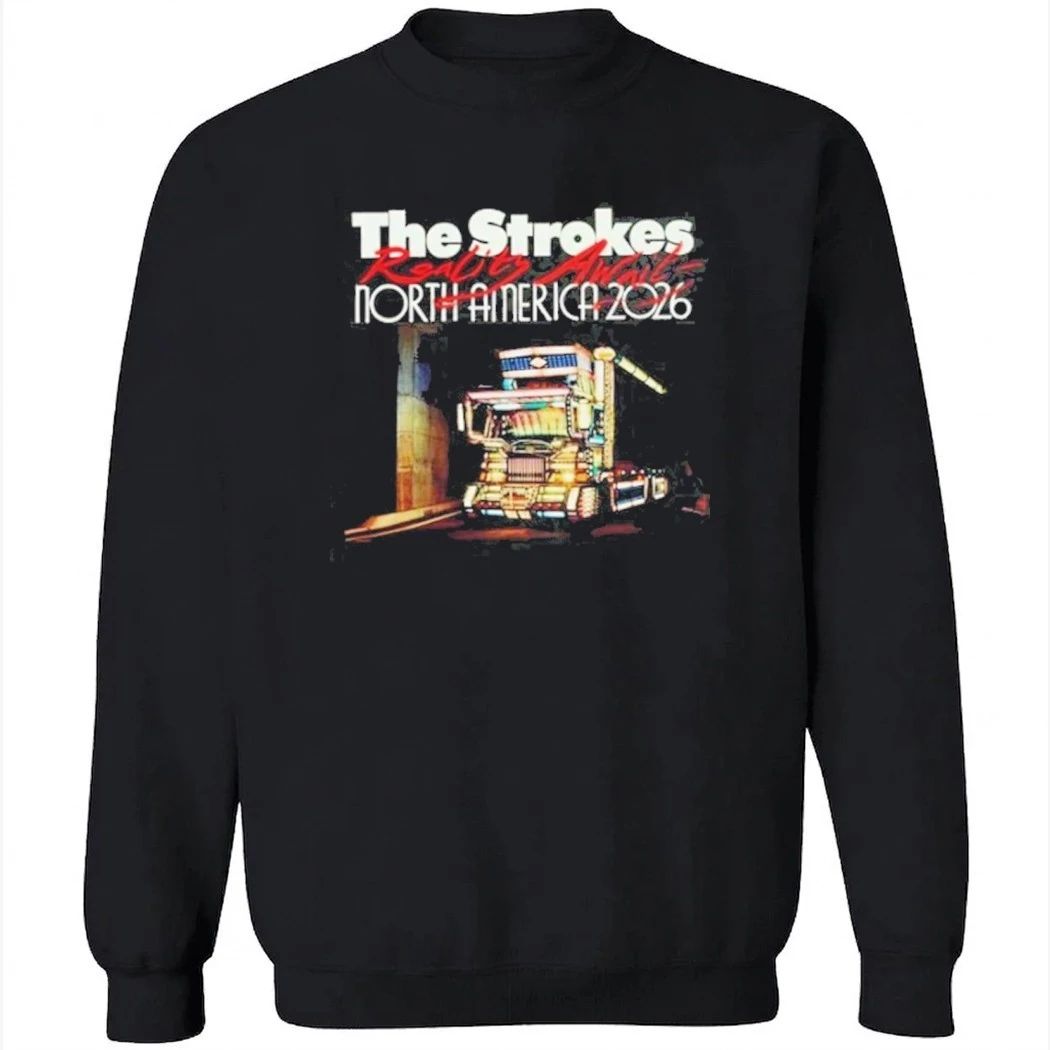 The Strokes Reality Awaits North America 2026 Tour Shirt