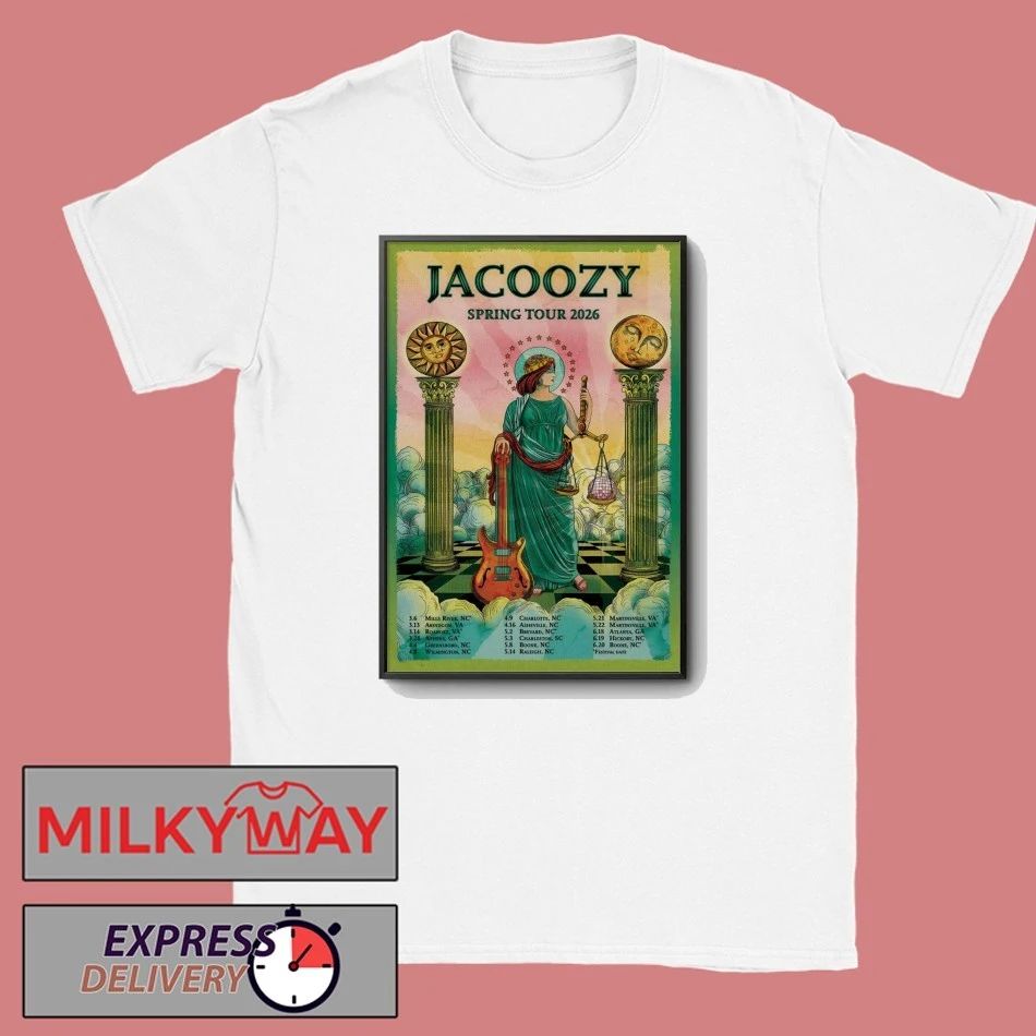 Poster Jacoozy Spring 2026 Tour shirt